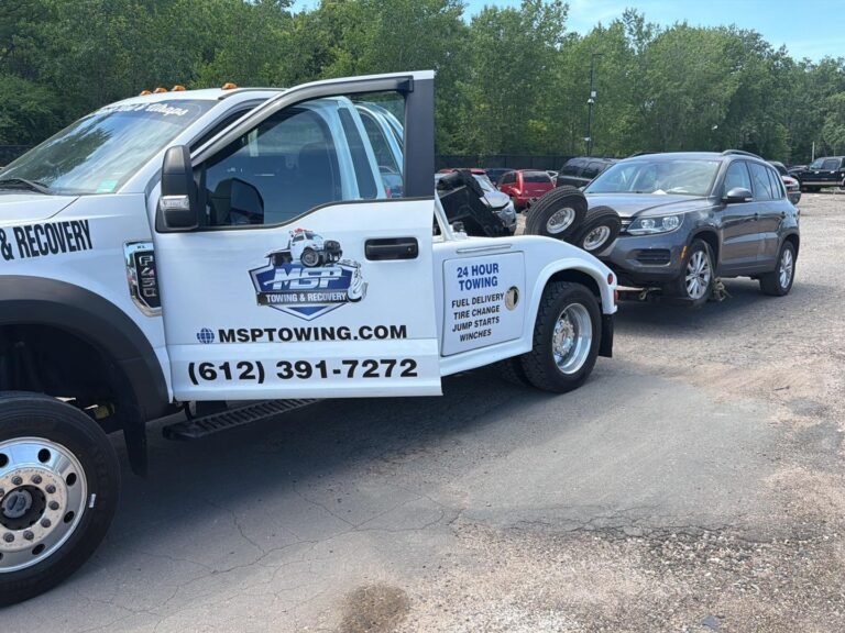 MSP Towing & Recovery vehicle service equipment in the Twin Cities